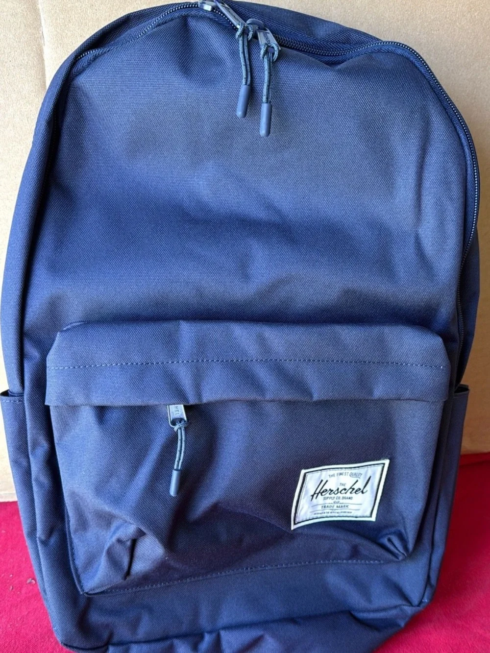 Herschel Classic XL Backpack Navy 15” Laptop Sleeve NWT